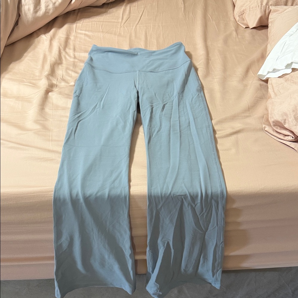 lululemon athletica Light Blue Wide-Leg Leggings